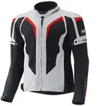Held Zelda Motorrad Textiljacke, grau-rot, Gr&ouml;&szlig;e 2XL f&uuml;r M&auml;nner