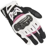Alpinestars Stella SMX-2 Air Carbon V2 Damen Handschuhe, schwarz-weiss-lila, Gr&ouml;&szlig;e