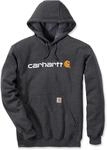 Carhartt Signature Logo Midweight Hoodie, grau-weiss, Gr&ouml;&szlig;e L f&uuml;r M&auml;nner