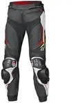 Held Grind II Motorrad Lederhose, schwarz-weiss-rot, Gr&ouml;&szlig;e 50 52 f&uuml;r M&auml;nner