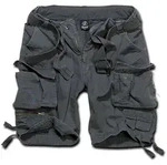 Brandit Savage Shorts, schwarz-grau, Gr&ouml;&szlig;e 2XL f&uuml;r M&auml;nner