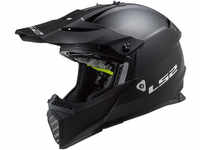 LS2 MX437 Fast Evo Solid Motocross Helm 404372011XXS