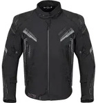 Germot Matrix Motorrad Textiljacke, schwarz-grau, Gr&ouml;&szlig;e S f&uuml;r M&auml;nner