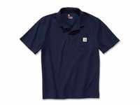 Carhartt Contractors Work Pocket Poloshirt, blau, Größe L