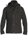Helstons Barbade Motorrad Wachsjacke, schwarz, Gr&ouml;&szlig;e S f&uuml;r M&auml;nner