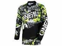 Oneal Element Attack Jugend Motocross Jersey, schwarz-gelb, Größe L