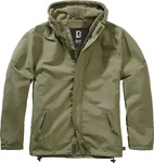 Brandit 3167-1-L, Brandit Windbreaker Frontzip Jacke Gr&uuml;n male