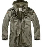 Brandit BW Parka Flag Jacke, gr&uuml;n, Gr&ouml;&szlig;e 3XL