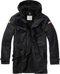 Brandit BW Parka Flag Jacke, schwarz, Gr&ouml;&szlig;e 2XL