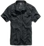 Brandit Roadstar Kurzarmhemd, schwarz-blau, Gr&ouml;&szlig;e 3XL f&uuml;r M&auml;nner