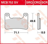TRW Lucas MCB752SV Sinterbelag