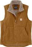 Carhartt Duck Mock Neck Weste, braun, Gr&ouml;&szlig;e XL f&uuml;r M&auml;nner