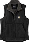 Carhartt Duck Mock Neck Weste, schwarz, Gr&ouml;&szlig;e L f&uuml;r M&auml;nner
