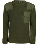 Brandit BW Pullover, gr&uuml;n, Gr&ouml;&szlig;e L f&uuml;r M&auml;nner