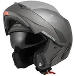 Bogotto V280 Klapphelm, schwarz-grau, Gr&ouml;&szlig;e XS f&uuml;r M&auml;nner