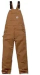 Carhartt Latzhose, braun, Gr&ouml;&szlig;e 44 f&uuml;r M&auml;nner