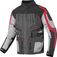 Berik Safari wasserdichte 3in1 Motorrad Textiljacke, schwarz-rot, Gr&ouml;&szlig;e 48 f&uuml;r