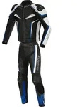 B&uuml;se Mille 2-Teiler Motorrad Lederkombi, schwarz-blau, Gr&ouml;&szlig;e 56 f&uuml;r M&auml;nner