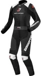Bogotto Losail 2-Teiler Damen Motorrad Lederkombi, schwarz-weiss, Gr&ouml;&szlig;e 34