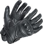 B&uuml;se Cafe Racer perforierte Motorrad Handschuhe, schwarz, Gr&ouml;&szlig;e M f&uuml;r M&auml;nner