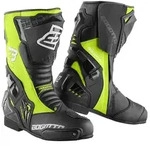 Bogotto Assen Motorradstiefel, schwarz-gelb, Gr&ouml;&szlig;e 48 f&uuml;r M&auml;nner