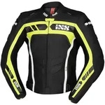 IXS Sport RS-600 1.0 Motorrad Lederjacke, schwarz-gelb, Gr&ouml;&szlig;e 50 f&uuml;r M&auml;nner