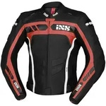IXS Sport RS-600 1.0 Motorrad Lederjacke, schwarz-weiss-rot, Gr&ouml;&szlig;e 50 f&uuml;r M&auml;nner