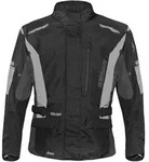 Germot Aron wasserdichte Motorrad Textiljacke, schwarz-grau, Gr&ouml;&szlig;e XL f&uuml;r M&auml;nner