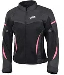 GMS Tara Mesh Damen Motorrad Textiljacke, schwarz-pink, Gr&ouml;&szlig;e XL