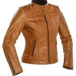Richa Lausanne Damen Motorrad Lederjacke, braun, Gr&ouml;&szlig;e 36