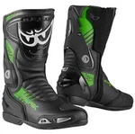 Berik Shaft 3.0 Motorradstiefel, schwarz-gr&uuml;n, Gr&ouml;&szlig;e 47 f&uuml;r M&auml;nner