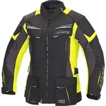B&uuml;se Lago Pro Damen Motorrad Textiljacke, schwarz-gelb, Gr&ouml;&szlig;e 42