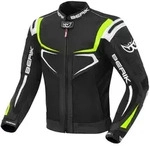 Berik Radic Motorrad Leder- / Textiljacke, schwarz-gelb, Gr&ouml;&szlig;e 52 f&uuml;r M&auml;nner
