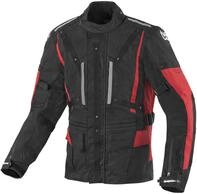 Berik Spencer wasserdichte Motorrad Texiljacke, schwarz-rot, Gr&ouml;&szlig;e 48 f&uuml;r M&auml;nner