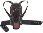 Alpinestars Nucleon KR-1 Cell R&uuml;ckenprotektor, schwarz-rot, Gr&ouml;&szlig;e XL f&uuml;r M&auml;nner