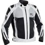 Richa Airstorm wasserdichte Motorrad Textiljacke, schwarz-grau, Gr&ouml;&szlig;e XL f&uuml;r