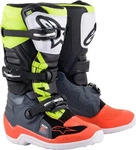 Alpinestars 2015017-9058-6, Alpinestars Tech 7S Jugend Motocross Stiefel Grau Rot