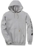 Carhartt Iconic K288 Logo Sweatshirt, grau, Gr&ouml;&szlig;e XL f&uuml;r M&auml;nner