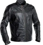 Richa Normandie Motorrad Lederjacke, schwarz, Gr&ouml;&szlig;e 54 f&uuml;r M&auml;nner