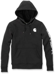 Carhartt Clarksburg Logo Damen Hoodie, schwarz, Gr&ouml;&szlig;e L