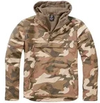 Brandit Windbreaker Jacke, braun-beige, Gr&ouml;&szlig;e 4XL f&uuml;r M&auml;nner