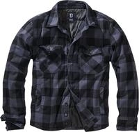 Brandit Lumber Jacke, schwarz-grau, Gr&ouml;&szlig;e 2XL f&uuml;r M&auml;nner