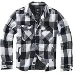 Brandit Lumber Jacke, schwarz-weiss, Gr&ouml;&szlig;e 3XL f&uuml;r M&auml;nner