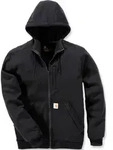 Carhartt Wind Fighter Zip Hoodie, schwarz, Gr&ouml;&szlig;e L f&uuml;r M&auml;nner
