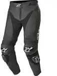 Alpinestars Track v2 Motorrad Lederhose, schwarz, Gr&ouml;&szlig;e 56 f&uuml;r M&auml;nner