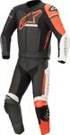 Alpinestars GP Force Phantom 2-Teiler Motorrad Lederkombi, schwarz-weiss-rot, Gr&ouml;&szlig;e