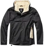 Brandit Windbreaker Sherpa Jacke, schwarz, Gr&ouml;&szlig;e S f&uuml;r M&auml;nner