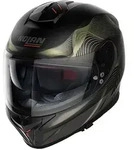 Nolan N80-8 Powerglide N-Com Helm, schwarz-gold, Gr&ouml;&szlig;e XL f&uuml;r M&auml;nner