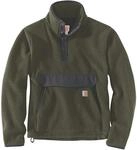 Carhartt Relaxed Fit Fleece Pullover, gr&uuml;n, Gr&ouml;&szlig;e M f&uuml;r M&auml;nner