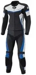 Held Spire 2-Teiler Motorrad Lederkombi, schwarz-blau, Gr&ouml;&szlig;e 50 f&uuml;r M&auml;nner